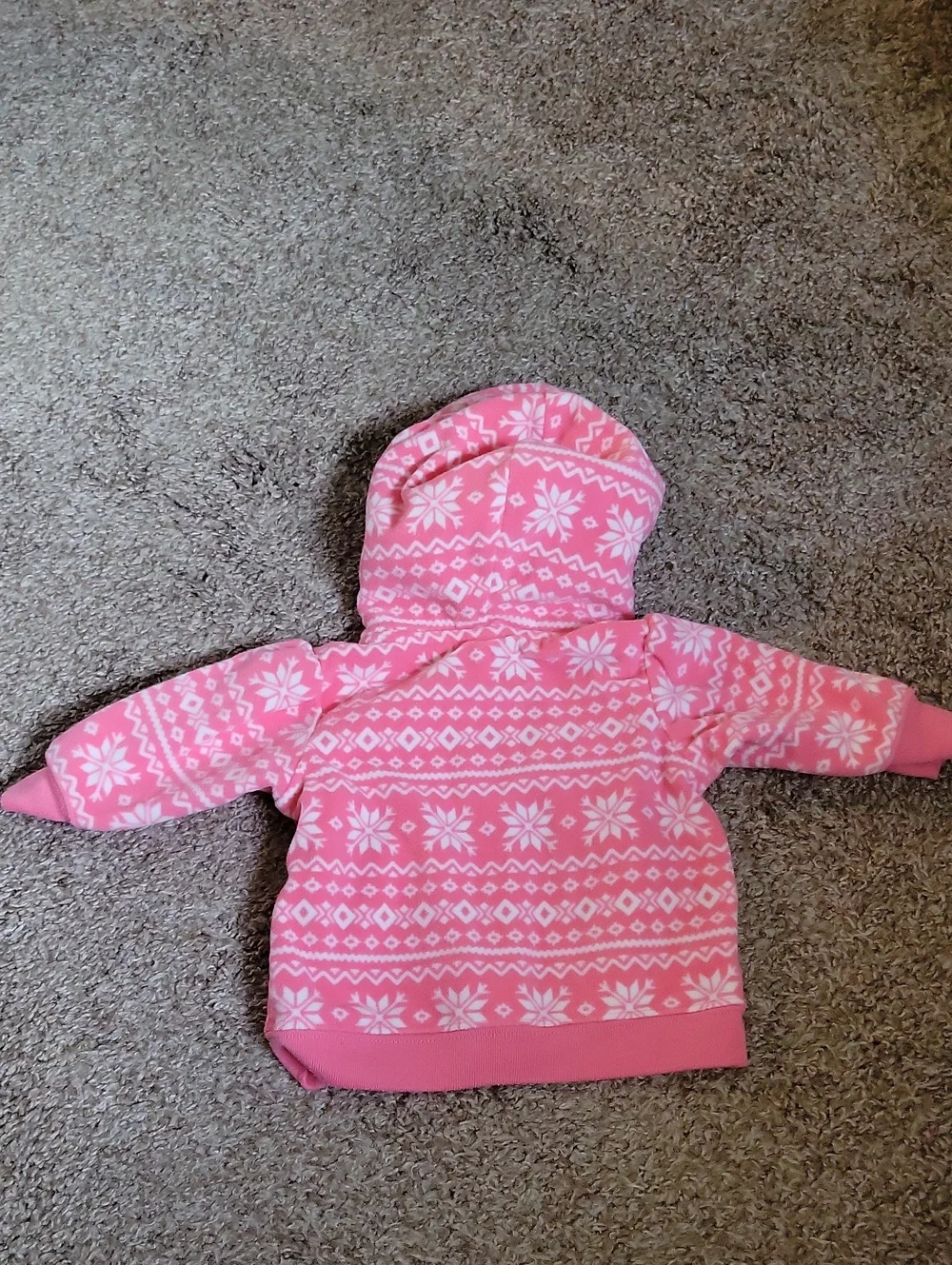 Carter's Just One You Pink Hooded Sherpa-Lined Sweatshirt